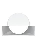 Переходник СПКП D150 эксцентриковый 60х204 пластик ERA