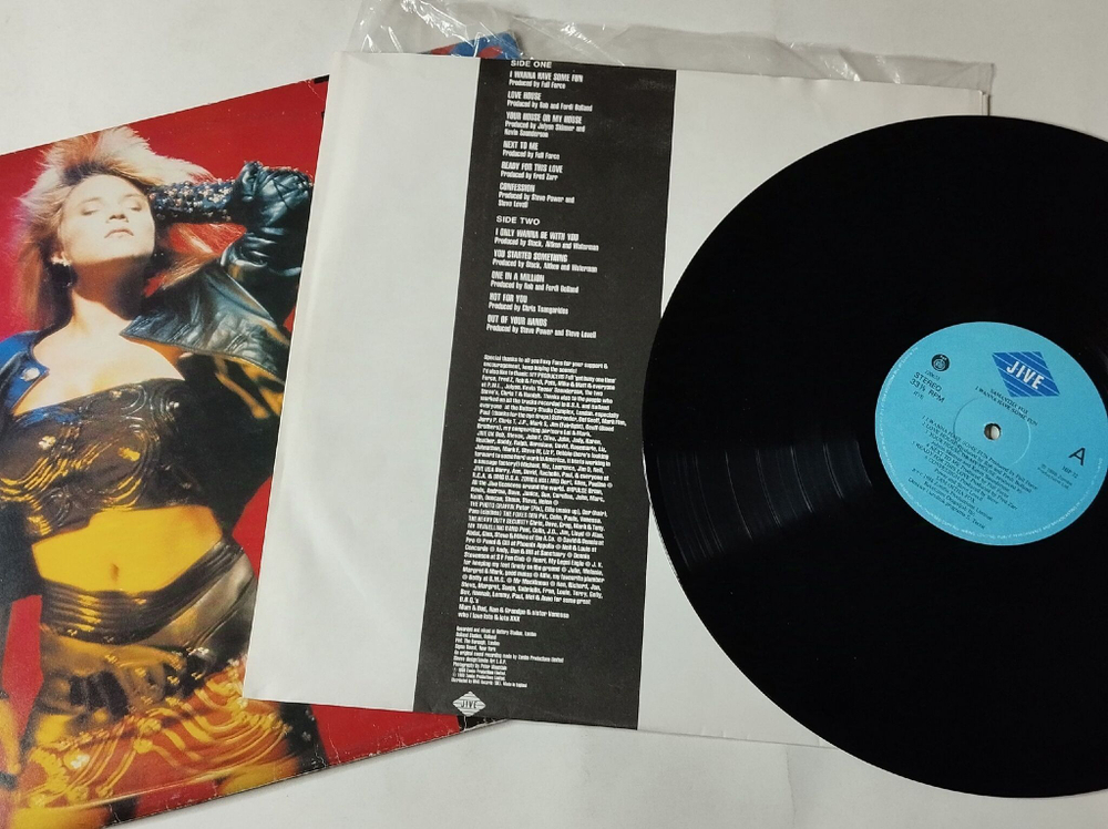 Винтажная виниловая пластинка LP Samantha Fox I Wanna Have Some Fun (Югославия 1989)
