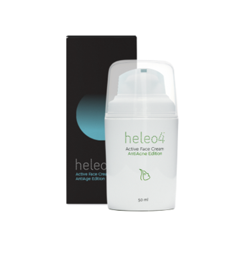 Heleo4 Active Face Cream AntiAcne Edition крем для лица анти акне (зел.) 50 мл