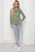 Джемпер "Чувство комфорта" (олива) Б8675 LT Collection