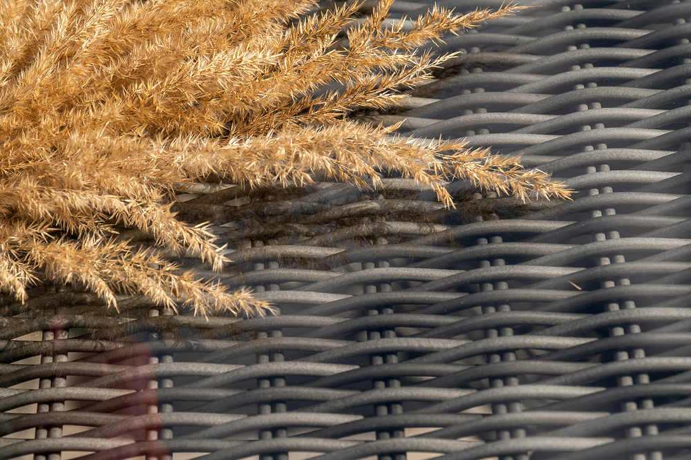 "Эспрессо–150 R" обеденная группа плетеная, цвет графит