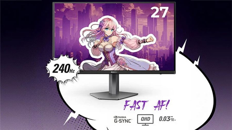 AOC выпустила «чертовски быстрый» 27-дюймовый монитор