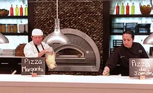 Печь для пиццы на газе и дровах Alfa Pizza Quattro Pro Gas (4 пиццы)