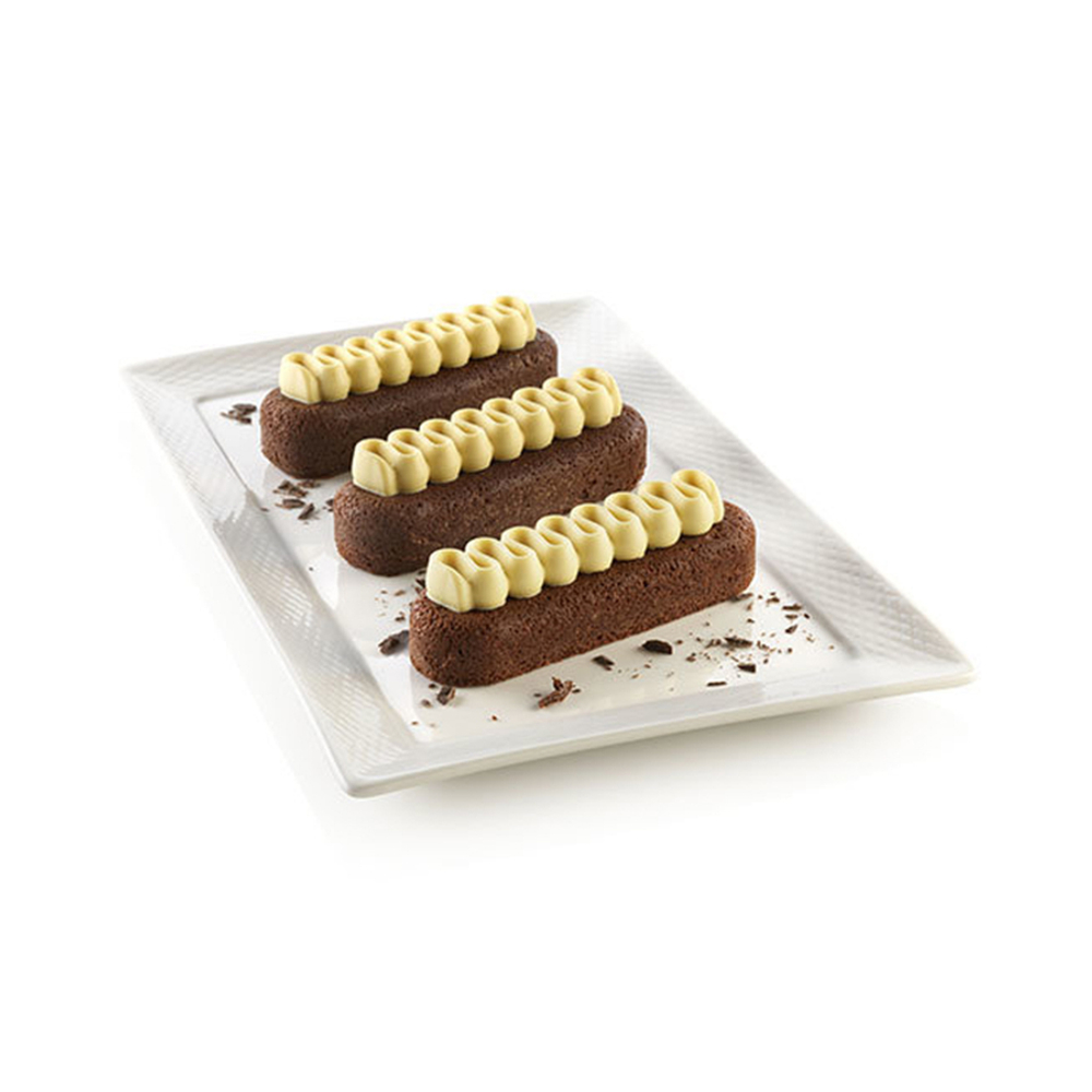 Набор из 2 силиконовых форм для приготовления эклеров chic eclair