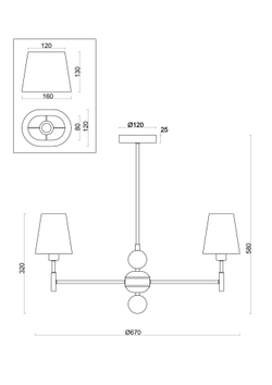 Люстра Freya FR2028PL-03N
