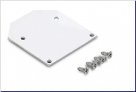 Donel,Боковая глухая заглушка для профиля DN18526 Цвет: Серебро,Серия:DN8ALE