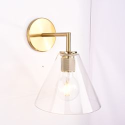 Бра Rh Utilitaire Funnel Shade Single Sconce Brass By Imperiumloft