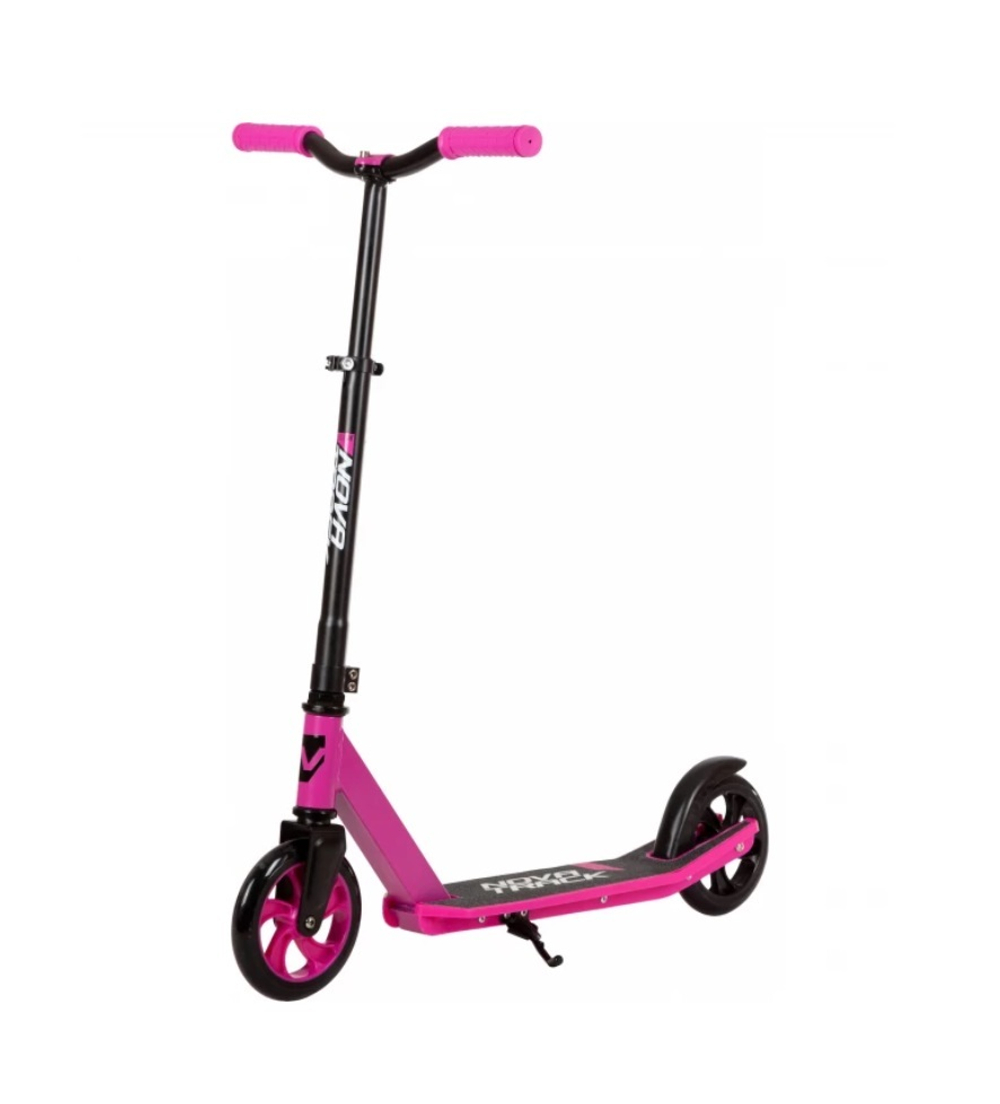 Самокат детский Novatrack Polis Plastic, 160 мм, розовый