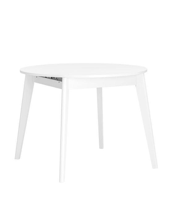 Стол Rondo 100-135*100 белый Stool Group