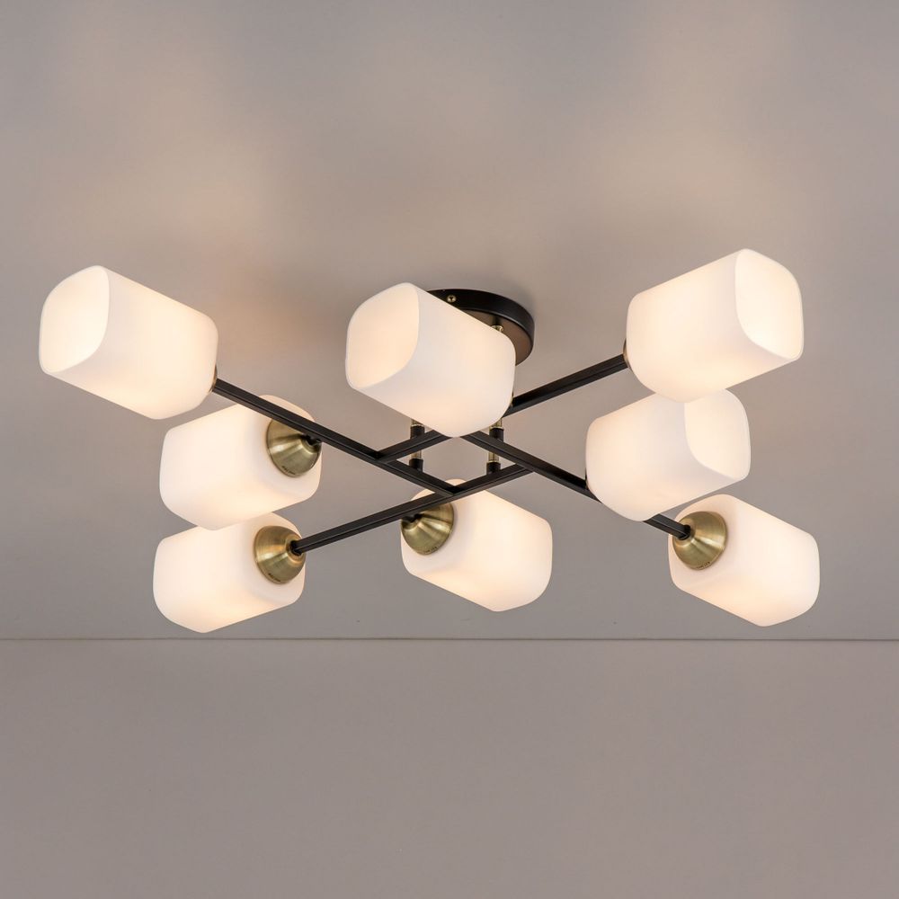 Citilux Генри CL130285 Люстра потолочная Чёрная