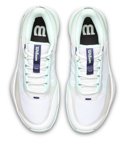 Женские Кроссовки теннисные Wilson Intrigue Tour Clay - white/bay/skipper blue