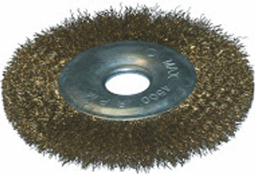 Крацовка (диск) плоская, омеднен. проволока, d=175/32мм   (888)   3497175