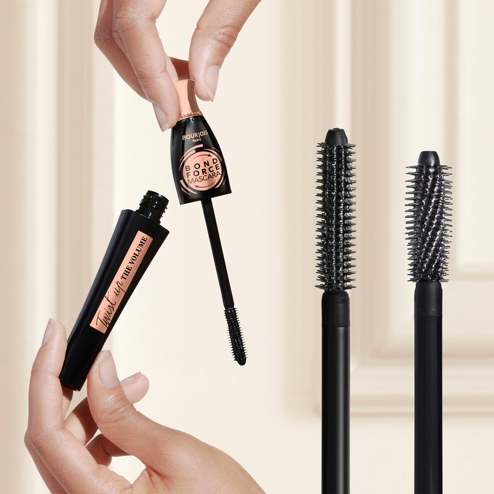 Bourjois Twist Up The Volume - Тушь для ресниц, удлиняющая и увеличивающая объем оттенок 1 Black, 8 ml