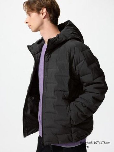 UNIQLO Куртка PUFFERTECH, черный