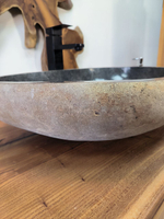 Раковина из речного камня RS-65841 62х43х15 из натурального камня