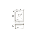 Мойка Omoikiri Akisame 41-LG нерж. сталь | Светлое золото