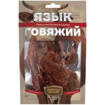 Деревенские Лакомства Язык говяжий 50 г