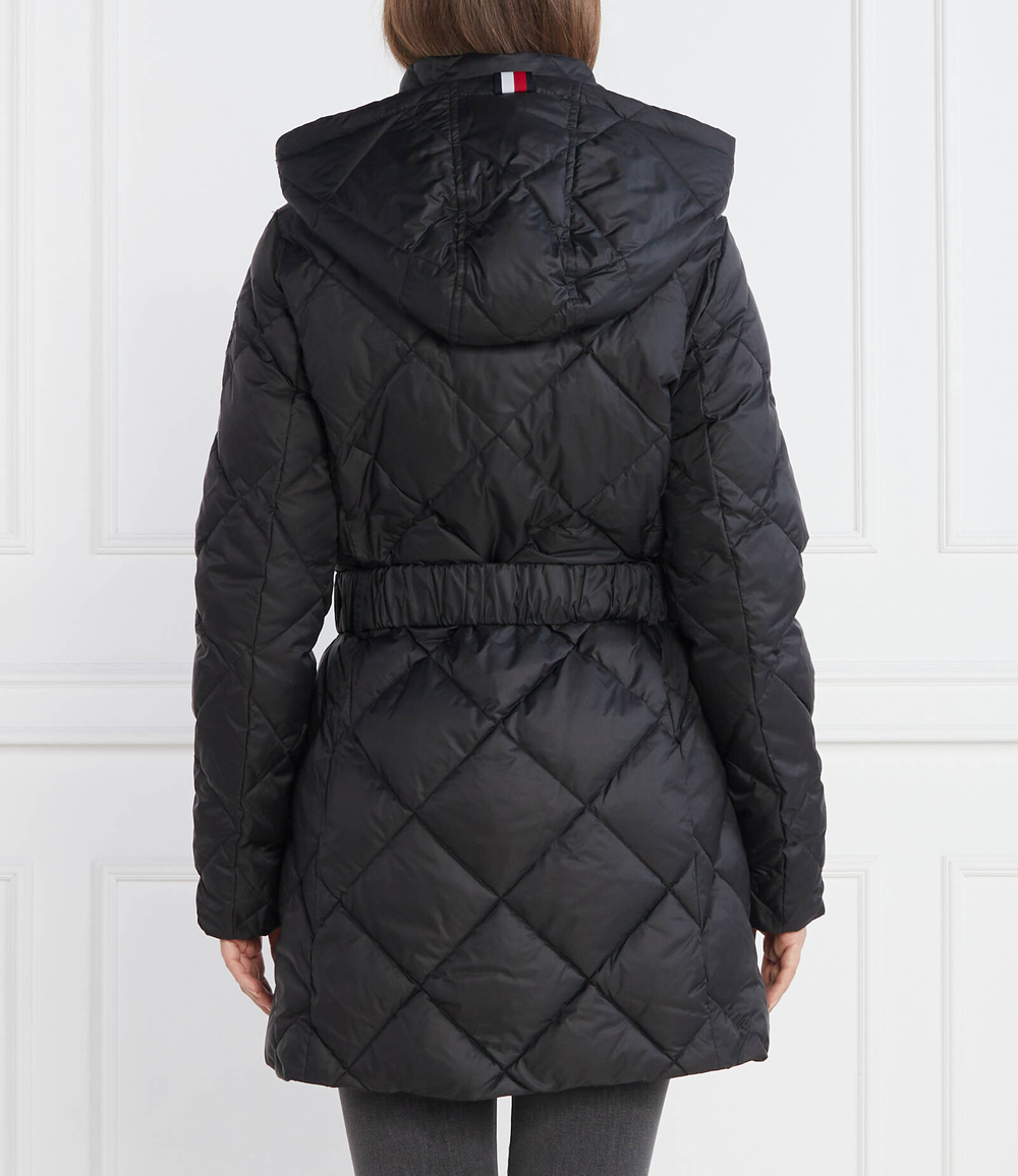 Пуховое пальто ELEVATED BELTED Tommy Hilfiger - черный(WW0WW40326)