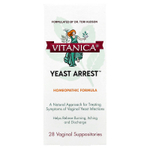 Vitanica, Yeast Arrest ™, 28 вагинальных суппозиториев