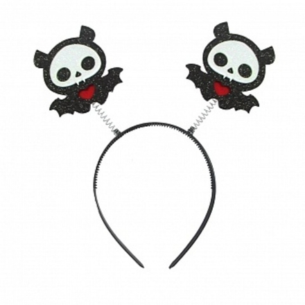 Ободок Летучие мыши Черный/Белый/Красный