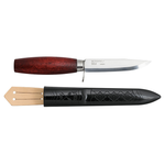 Нож Morakniv Classic No 2F, углеродистая сталь, рукоять из березы, красного цвета