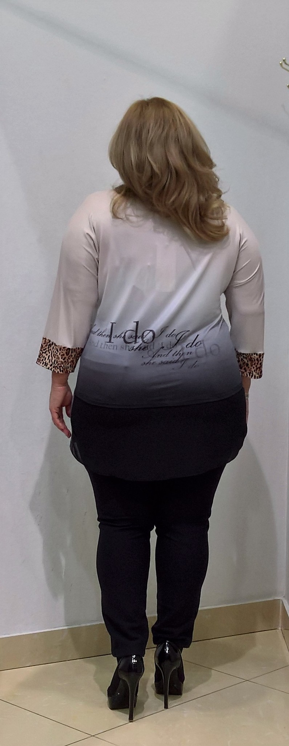 Молодежная туника комбинированной расцветки, в 2-х цветах