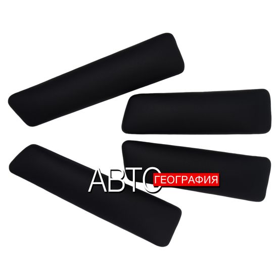 Мягкие накладки на ручки дверей Renault Logan (2004-2016) из экокожи