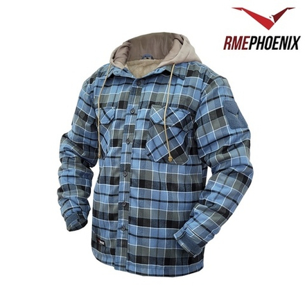 Рубашка утеплённая Phoenix RME Nord (Голубая клетка)