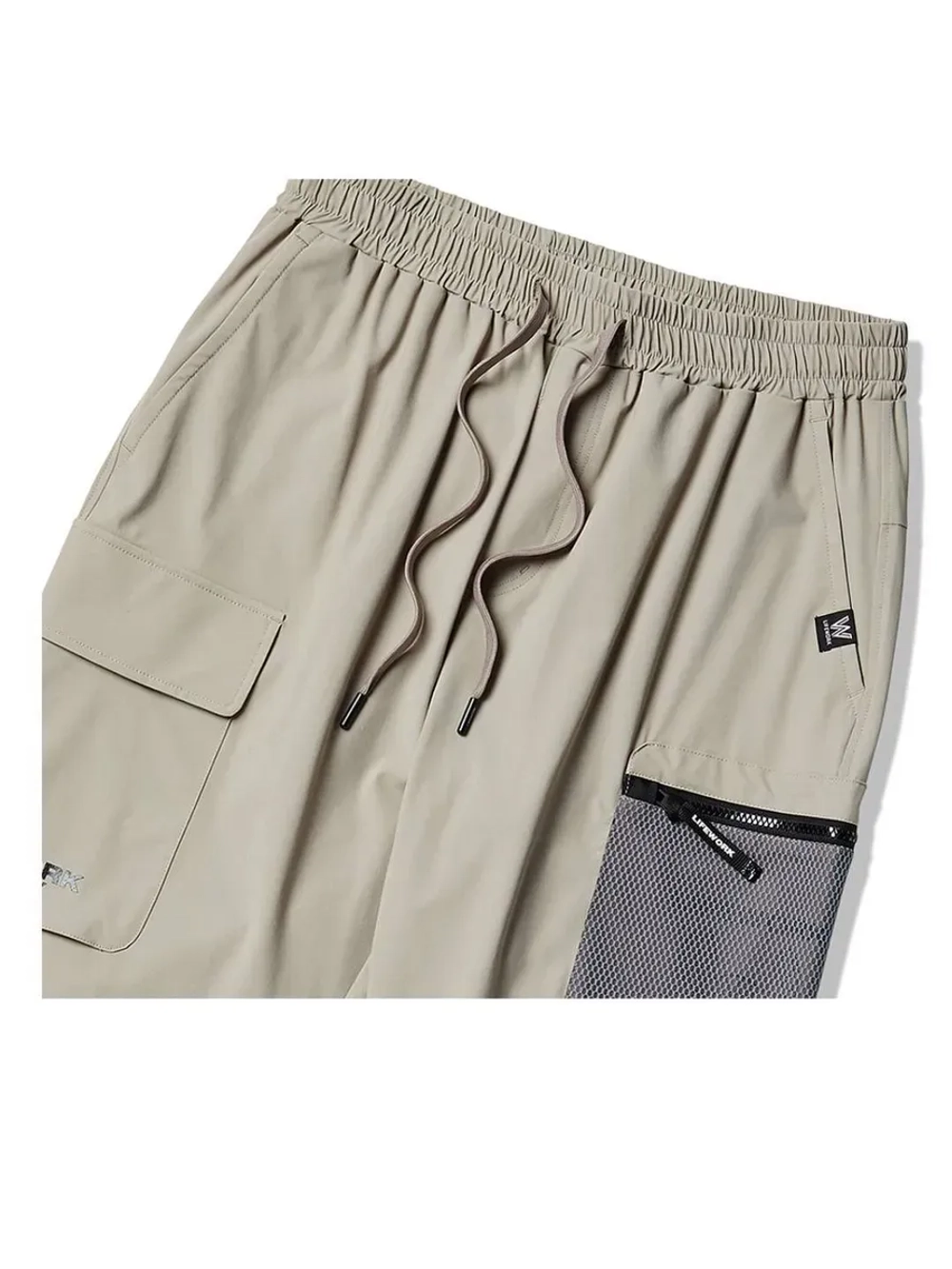 Брюки-карго с сетчатым карманом