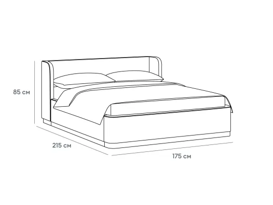Кровать Vibe 1600 748483