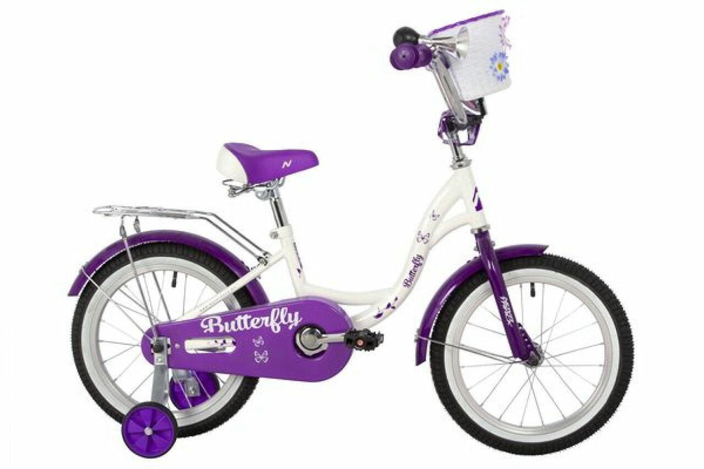 Детский велосипед Novatrack Butterfly 16" (2023)