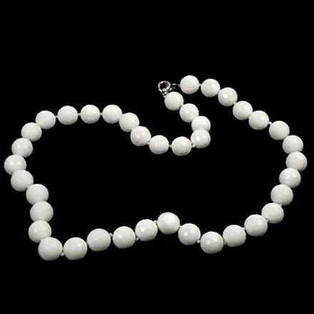 Бусы "Раут" кварцит белый асс.