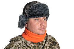 Шарф 3 в 1 , из оранжевого флиса, Хольстер