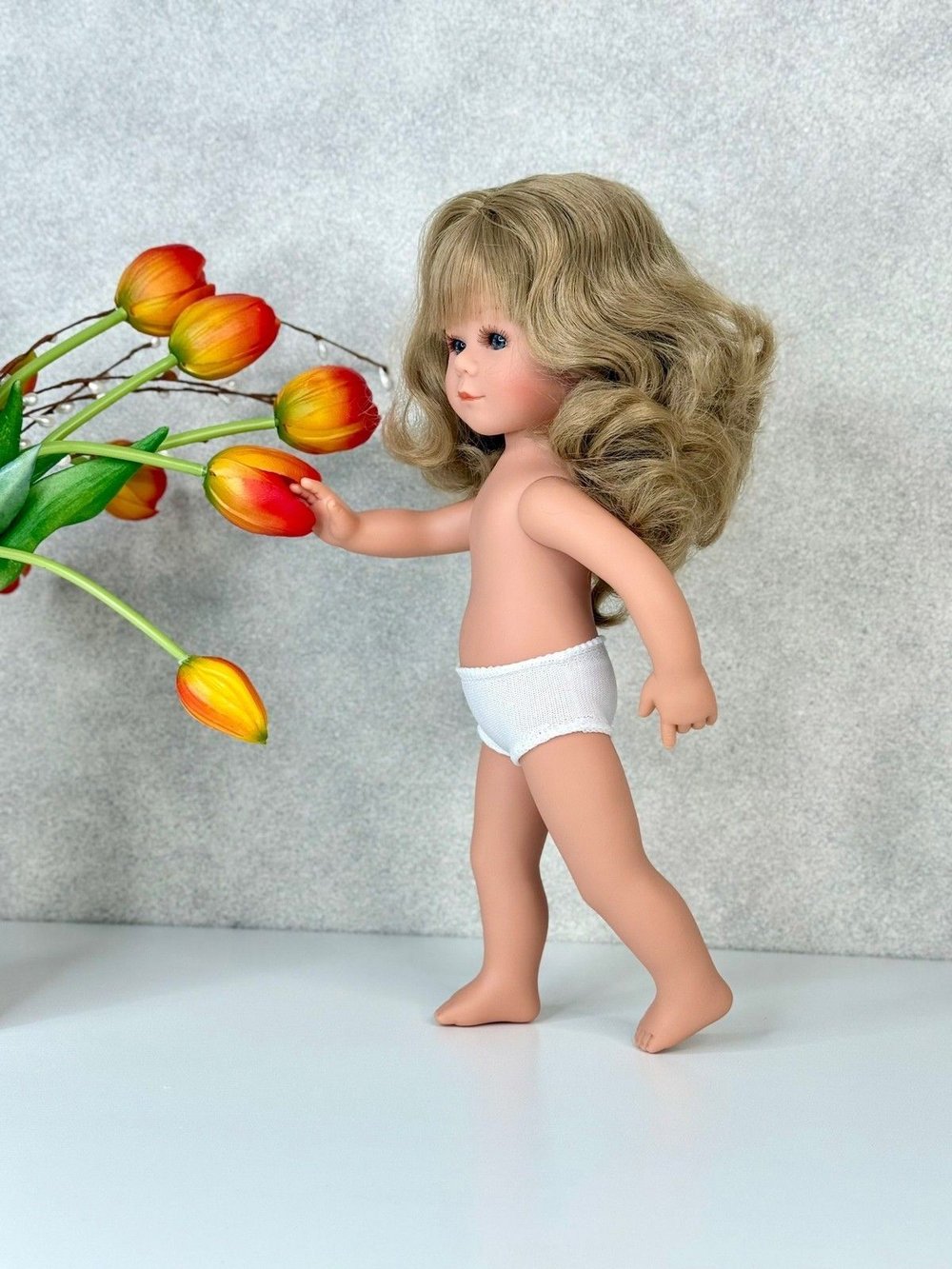 Кукла D Nenes виниловая 34см Marieta без одежды (022230W)