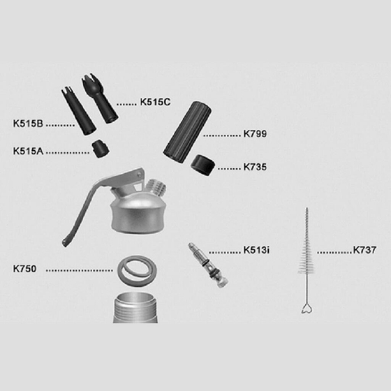 Нипель для сифона (кремера) Inox KAYSER (K513I)