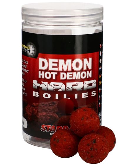 Бойлы тонущие Starbaits Performance Concept HOT DEMON Hard Baits 24мм 0.2кг