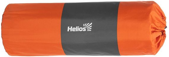 Коврик самонадувающийся с подушкой Helios HS-004P, в собранном виде в чехле.