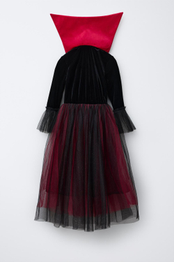 ZARA ПЛАТЬЕ ВАМПИРШИ, ЧЕРНЫЙ