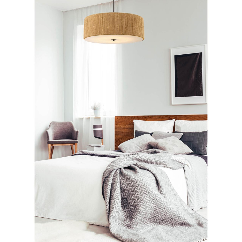 8286/7 ECO LN26 321 черный/коричневый, металл/веревка/стекло Люстра потолочная Е14 7*40W 220V SILVANA