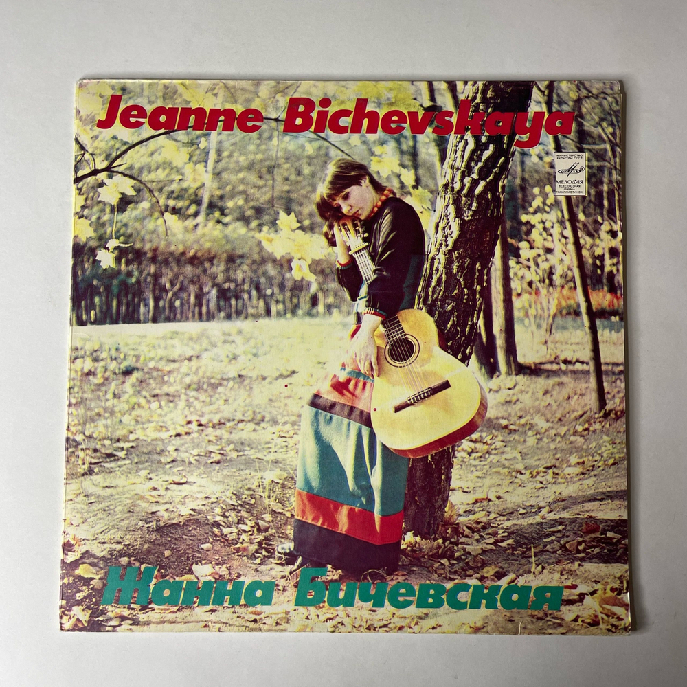 Винтажная виниловая пластинка LP Жанна Бичевская Jeanne Bichevskaya (СССР 1980) Донская Баллада