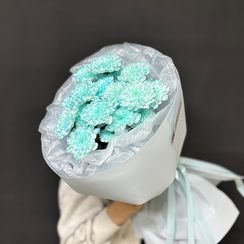 Монобукет из 3 хризантем