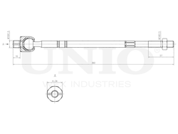 Тяга рулевая UNIO SSP-30030
