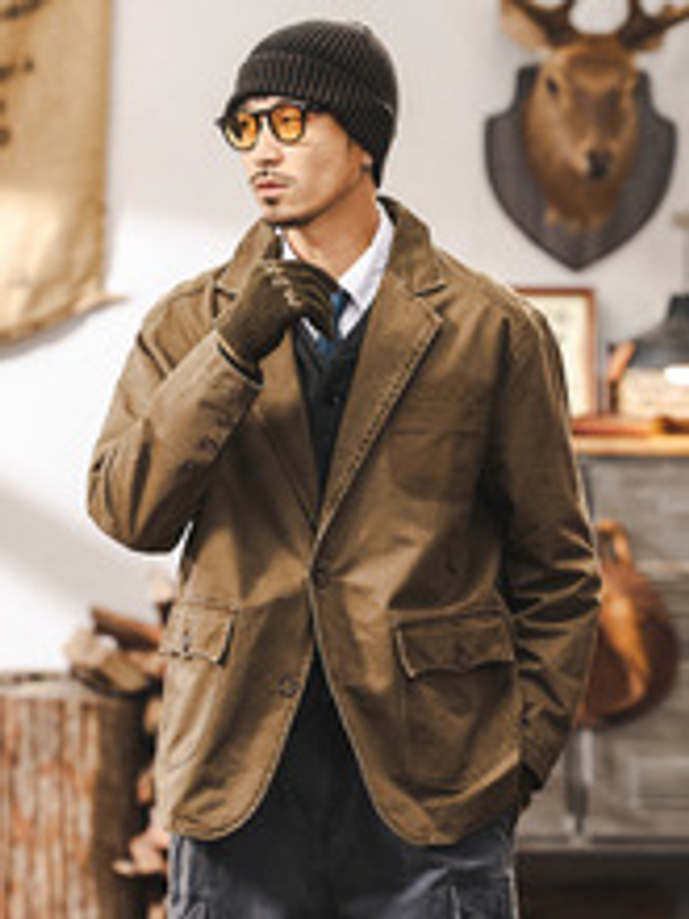 Американский ретро повседневный пиджак-куртка Maillard мужской весенний новый стиль