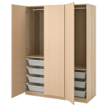 Шкаф - IKEA PAX/FORSAND/ПАКС/ФОРСАНД ИКЕА, 150х60х201,2 см, светло-коричневый