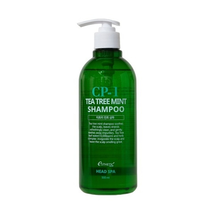 Шампунь для волос УСПОКАИВАЮЩИЙ CP-1 TEA TREE MINT SHAMPOO, КОРЕЙСКАЯ КОСМЕТИКА