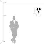 758622 Бра DIAFANO 2х40W G9 ЗОЛОТО/БЕЛЫЙ