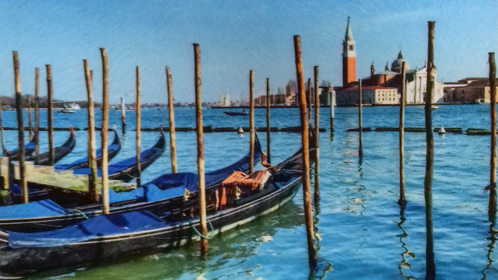 Микровелюр Xpoint (Икспоинт) 0026.01 Венеция лодки