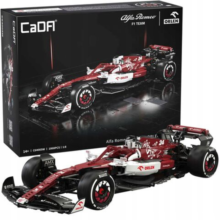 Конструктор CaDa - Alfa Romeo Formula 1 - Гоночный болид Формула-1 1868 элементов - Када C64005W