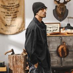 Рубашка мужская из бамбука длинный рукав весна