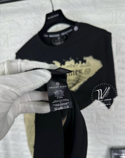 Футболка Philipp Plein Times Skull премиум